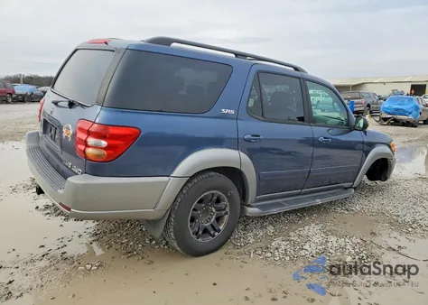 2003 Toyota Sequoia Sr5 z USA, uszkodzony, nr VIN 5TDBT44A13S203801